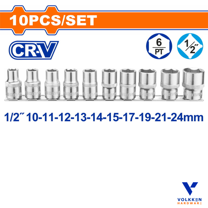 1/2" socket set