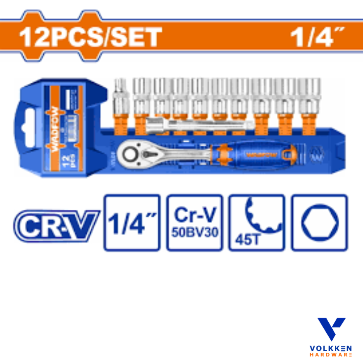 1/4" socket set