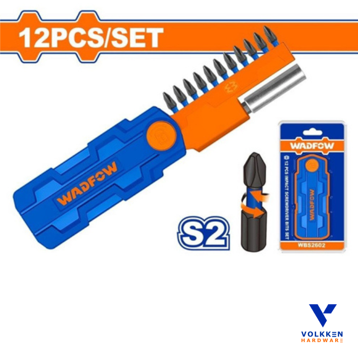 12 Pcs impact screwdriver bits set