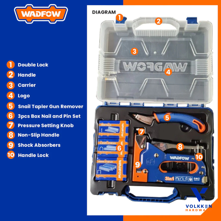3 In 1 staple gun set