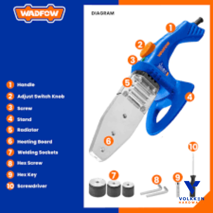 Plastic tube welding tools
