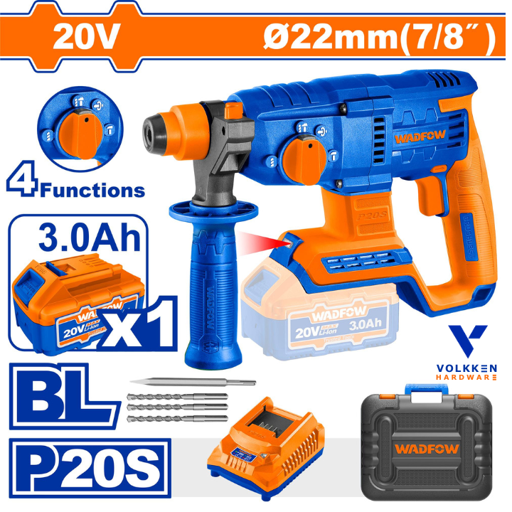 Cordless Rotary Hammer 20V Φ22mm