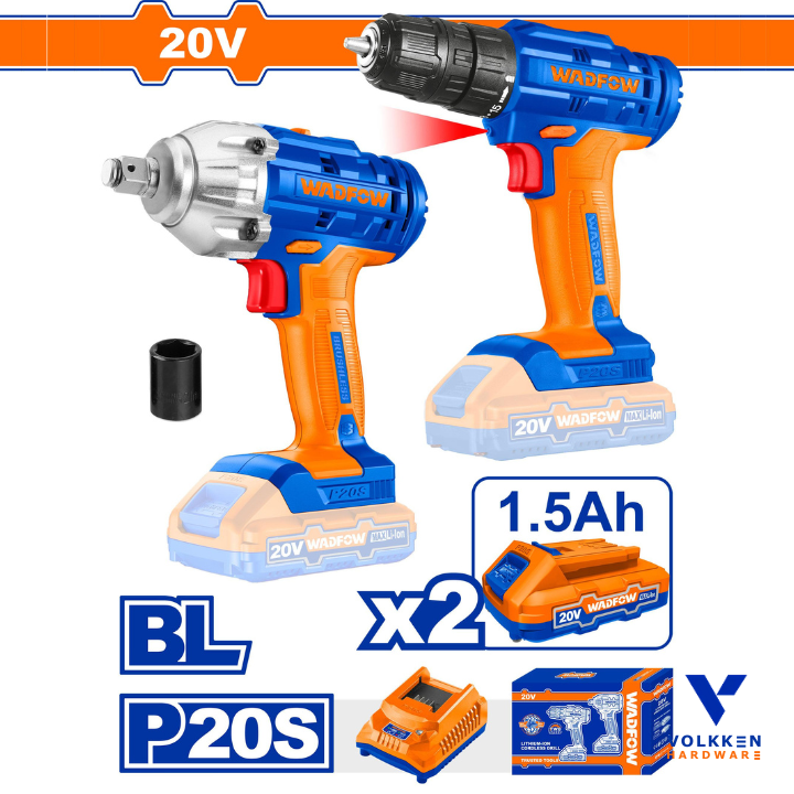 Cordless Combo Kit (Drill & Impact Wrench)