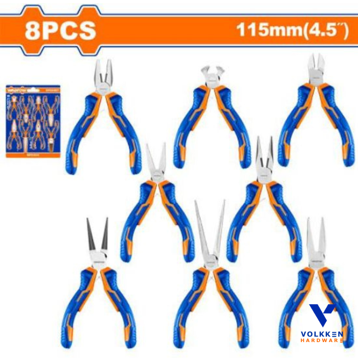 8 Pcs Mini pliers set