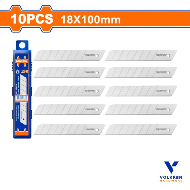 10 Pcs snap-off knife blades set