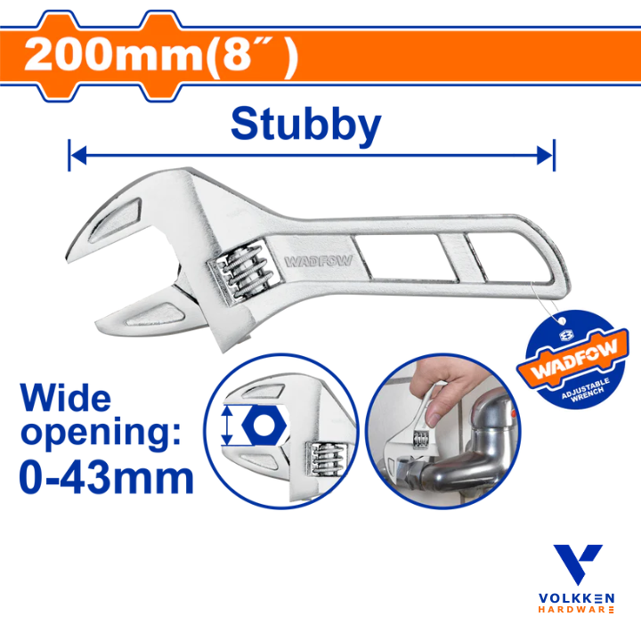 Adjustable wrench (Stubby)