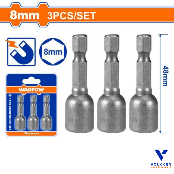 3 Pcs magnetic nut set
