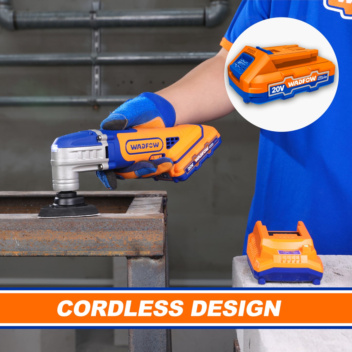 Cordless multi-tool 20V