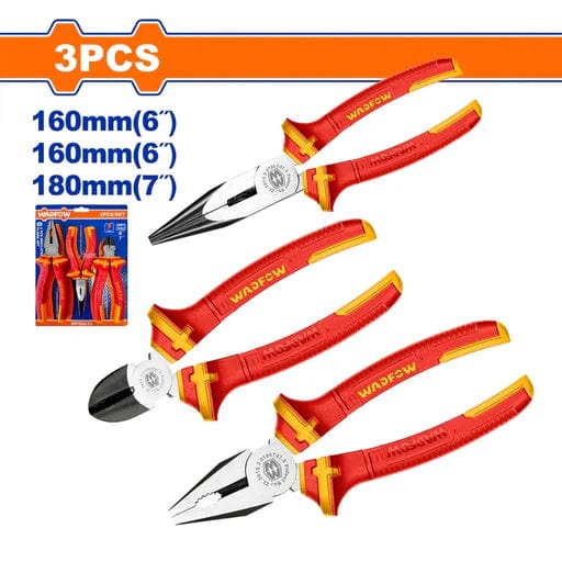 3 Pcs insulated pliers set