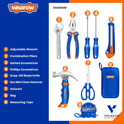 8 Pcs hand tools set