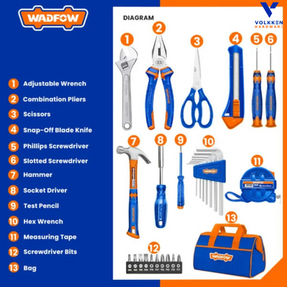 28 Pcs hand tools set